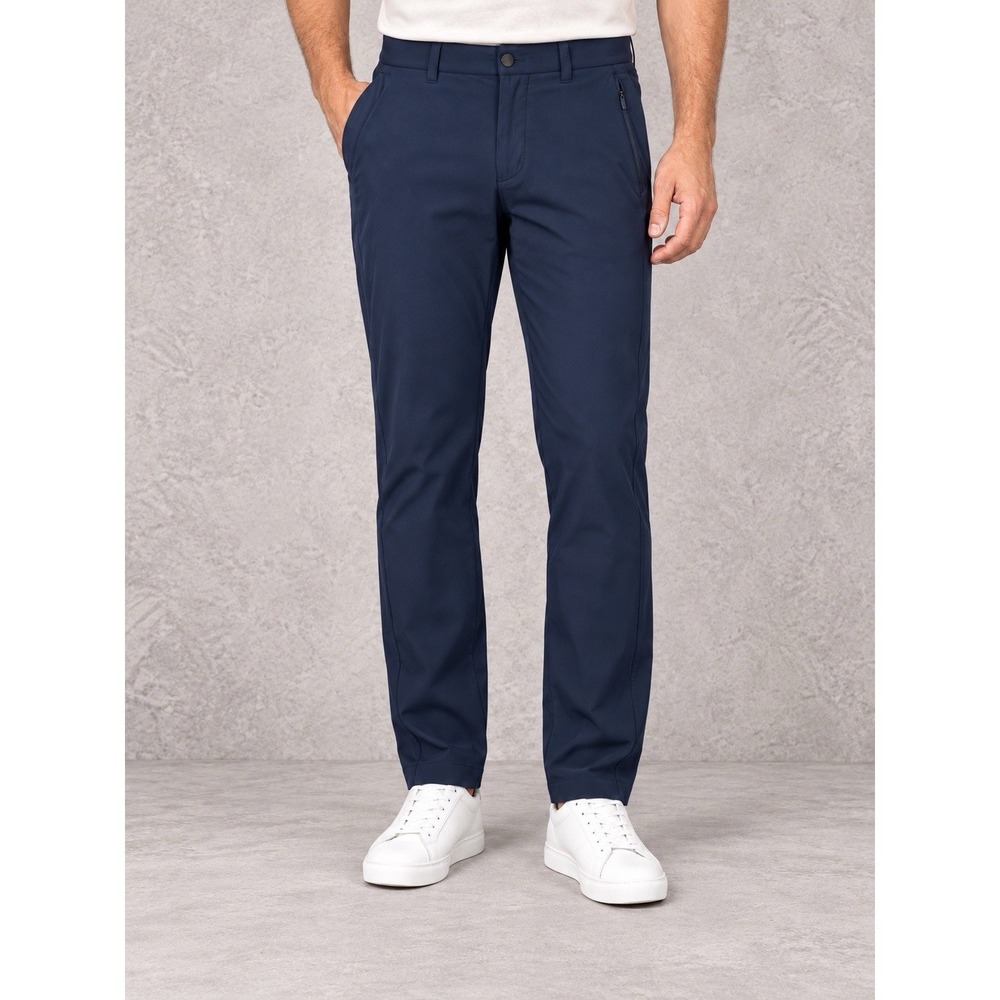 Lululemon Commission Slim Pants Mens 30x30 True Navy Stretch Golf Work